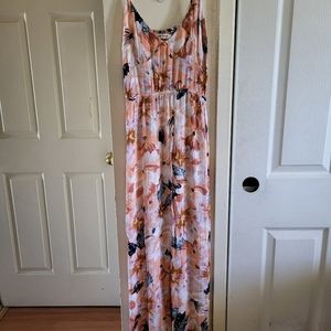 Rip curl floral maxi dress